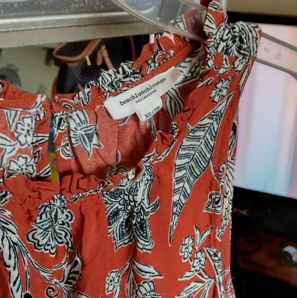 beachlunchlounge Collection Floral Tribal Midi Dress Sun Dress Size XS - Picture 2 of 11